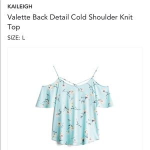Vallette cold shoulder blouse